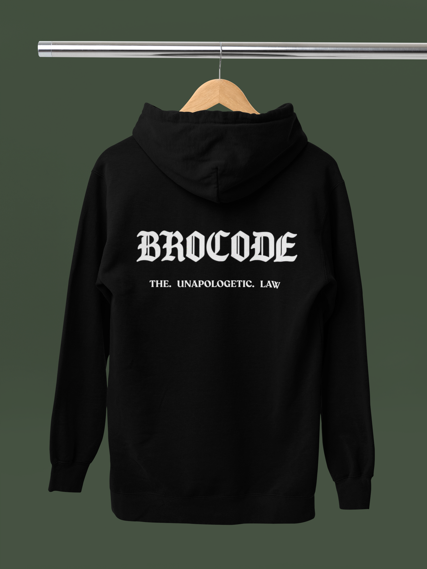 Brocode. The Unapologetic Law  |Premium Hoodie | 350gsm